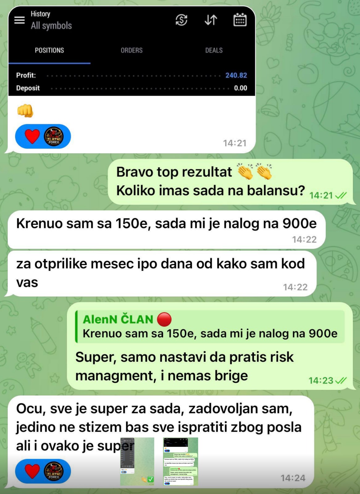 Rezultat člana 15